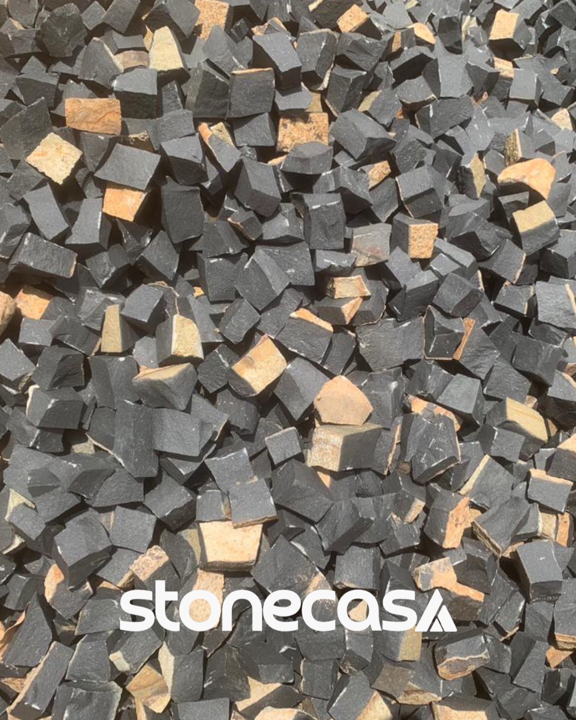 pedra portuguesa casca dourada revestimento arquitetônico | Stone Casa pedra portuguesa casca dourada stone casa fachada muro revestimento natural